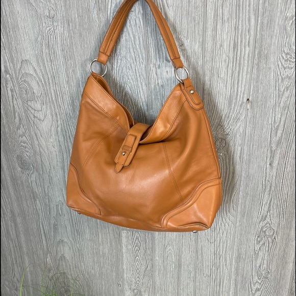 Coldwater Creek Brown Tan Real Leather Purse - Picture 11 of 16